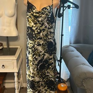 Emma Michelle maxi satin dress NWT